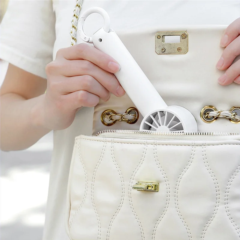 مروحة تبريد محمولة بأشباه الموصلات مطلية بالثلج، مروحة تخييم سهلة الحمل باللون الوردي