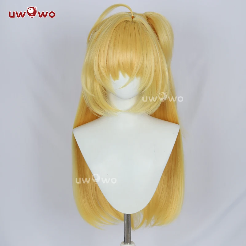 

UWOWO Cissia Wig Game Zenless Zone Zero ZZZ Cissia Cosplay Wig Yellow Hair Long Hair Halloween Wig