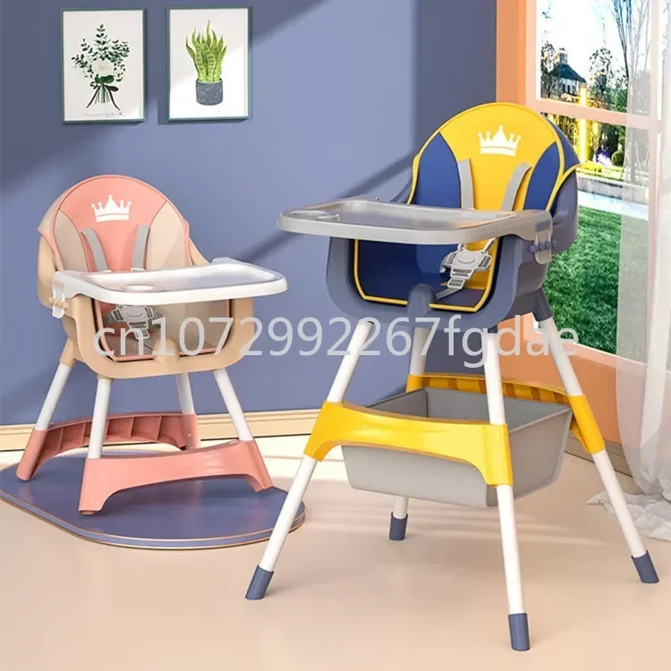 High Quality Three in One Dining Chair in The Baby Series, Multifunctional Folding Baby Feeding Chair