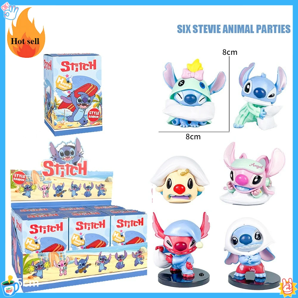 

New Stitch 626 Action Battle Blind Box Mystery Toy Set Cute Cartoon Collectible Figures for Kids Adults Gifts Lilo Stitch Series
