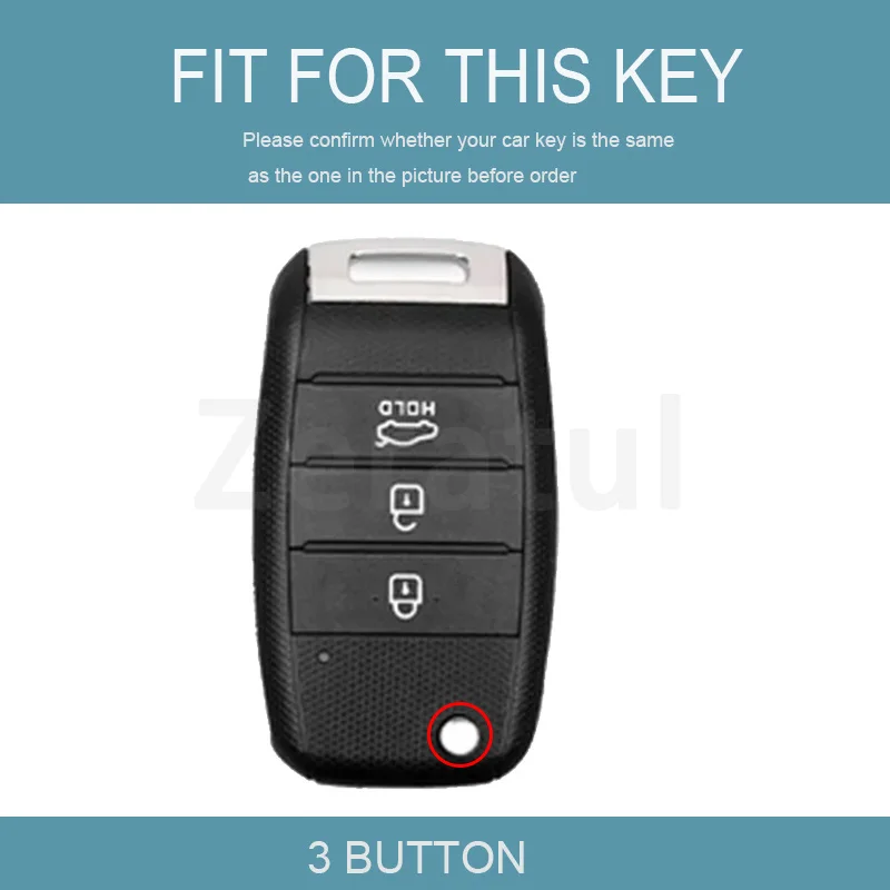 3 Buttons TPU Car Key Case Cover Shell for KIA K2 Ceed Cerato Soul K4 Picanto Optima K3 K5 Sorento Sportage Rio 3 Forte Stinger