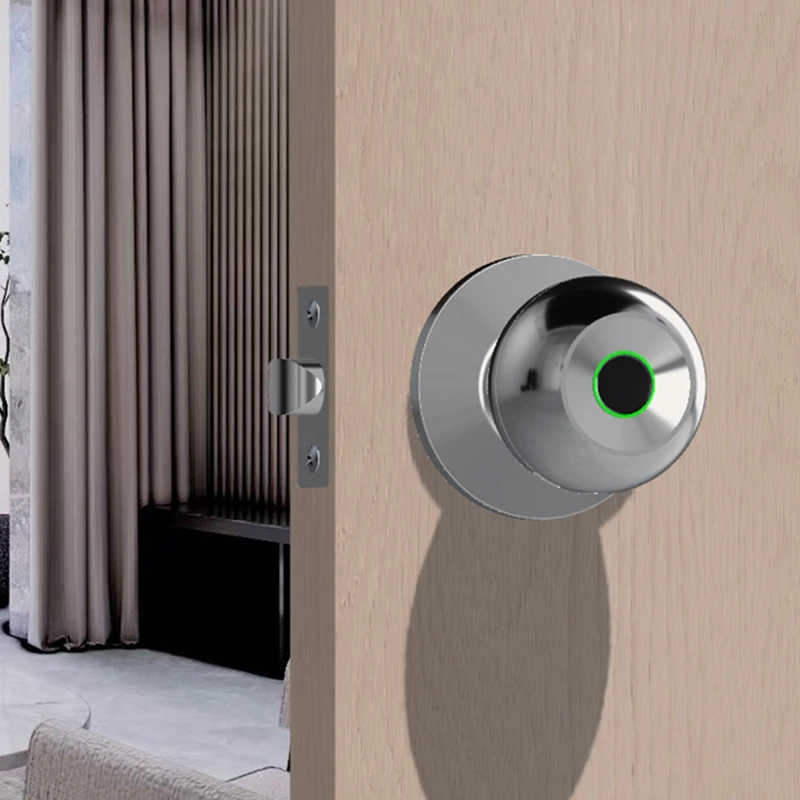 N99R-Spherical-Smart-Password-Lock-Indoor-Fingerprint-Lock-Wooden-Door-Anti-Theft-Door-Electronic-Lock-Room-Door-Lock