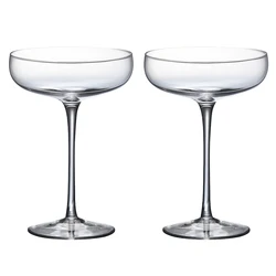 2PCS 185ML Coupe Cocktail Glass Martini Glass Crystal Set of 2