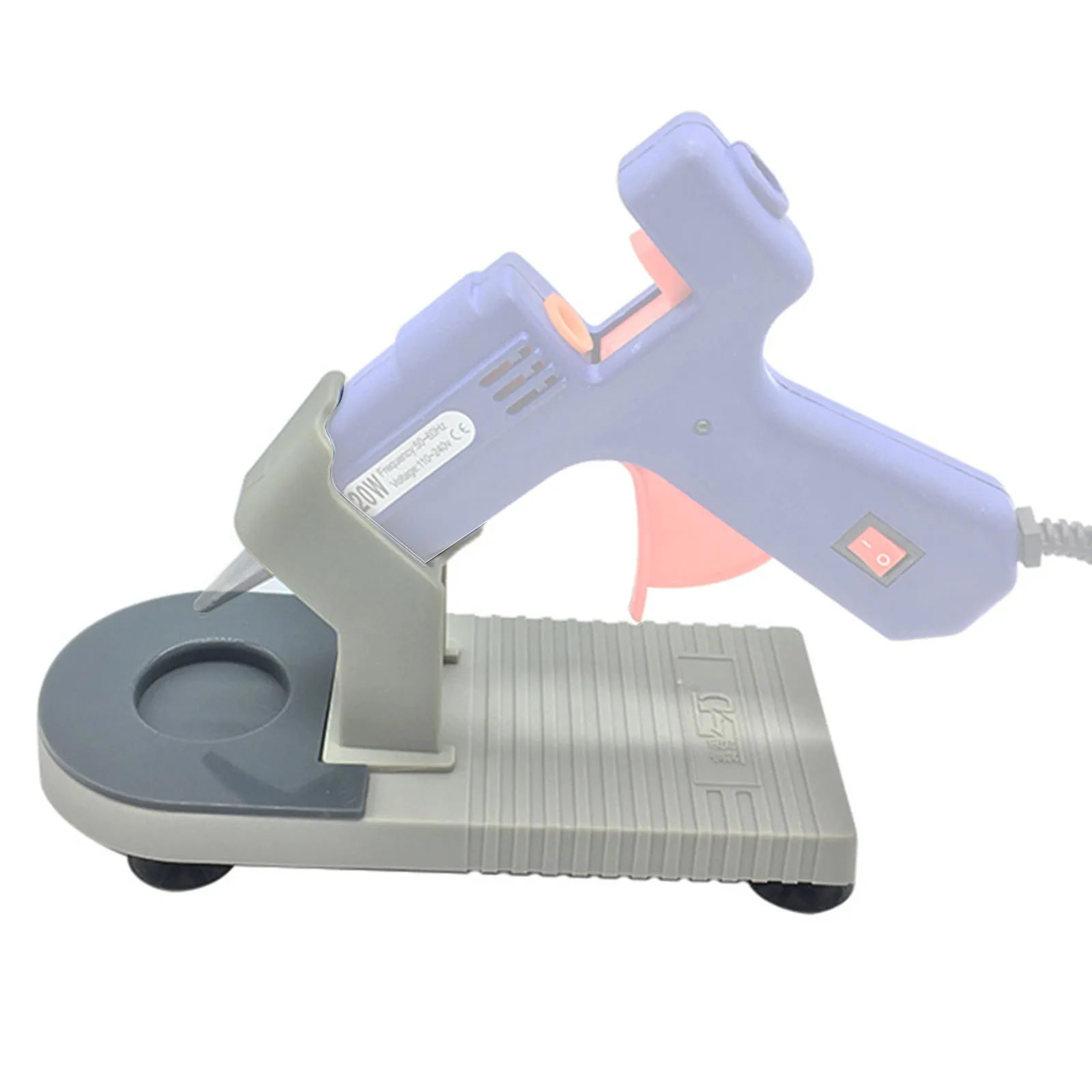 Portable Glue Base Handmade Heating Hot Glue Machine Support Stand Bracket Hot Glue Holder Rack for Craft Room Organizer Tools