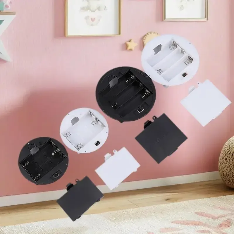 1/3 قطعة AAA/AA 4.5 فولت حامل مدمج ، غطاء تبديل البطارية ، حاوية المقبس ، صناديق تخزين لـ 3 بطاريات