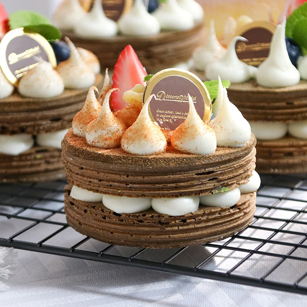 2 Pcs Simulation Cake Artificial Dessert Fake Food False Photo Prop Mini Ornament Photographic Props Photography Simulated