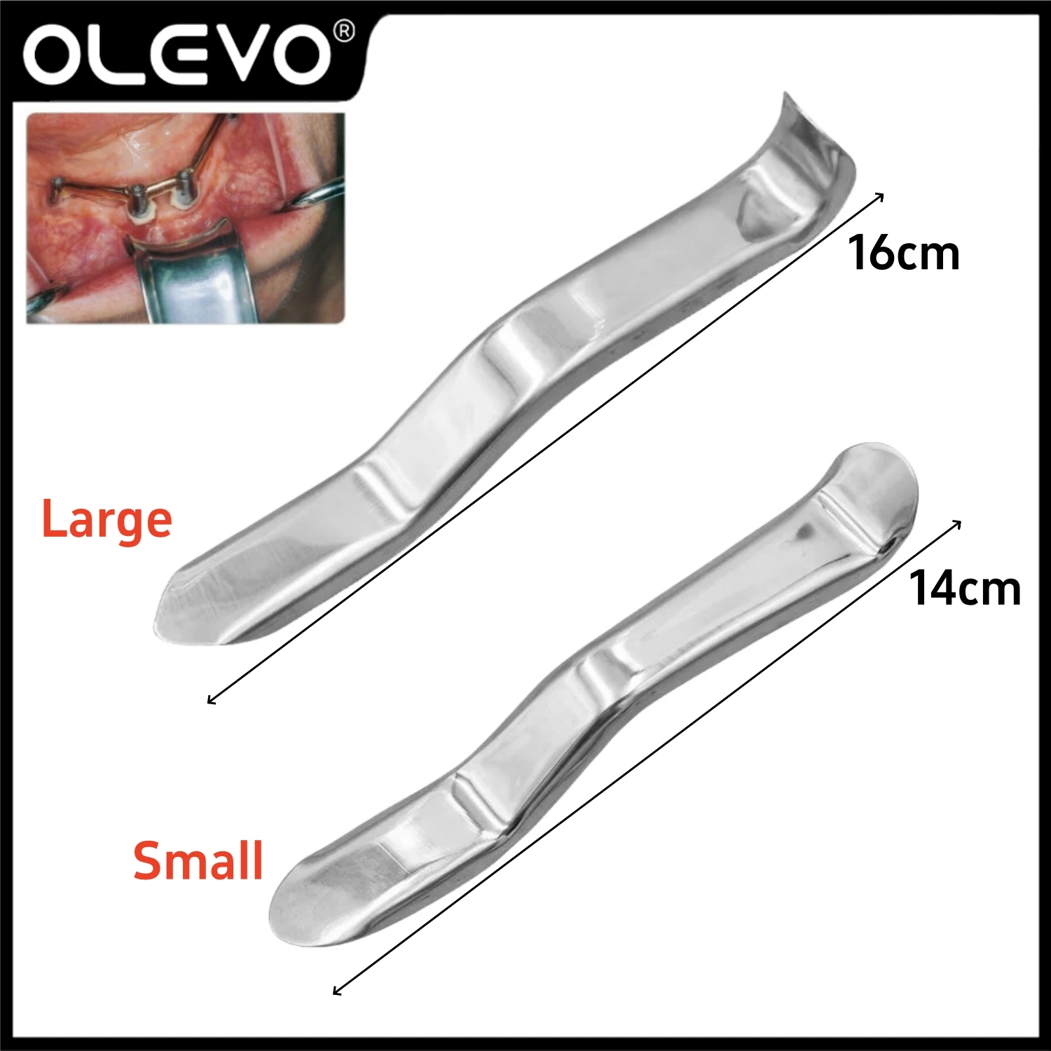 Dental Lip Cheek Retractor S Shape Stainless Steel Lip Hook Clamps Metal Surgical Implant Mouth Opener Dentistry Instrument Tool