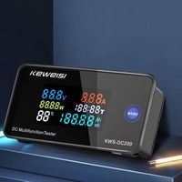 AT16 KEWEISI DC 0-200V Voltmeter Ammeter KWS Power Energy Meter LED Digital DC Wattmeter Electric Meter,50A