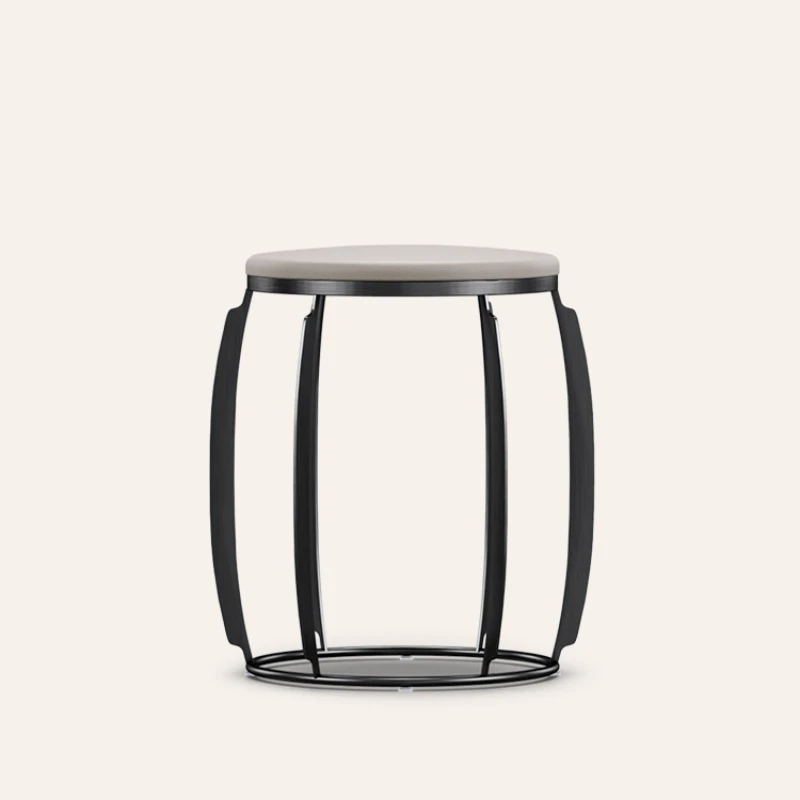 Light luxury small stool, creative tea table, guest stool, home living room, modern and minimalist designer stool