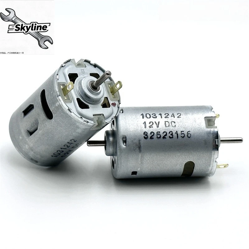 385 double shaft imported DC motor 6V-24V household appliances, toy model drilling machine DIY motor