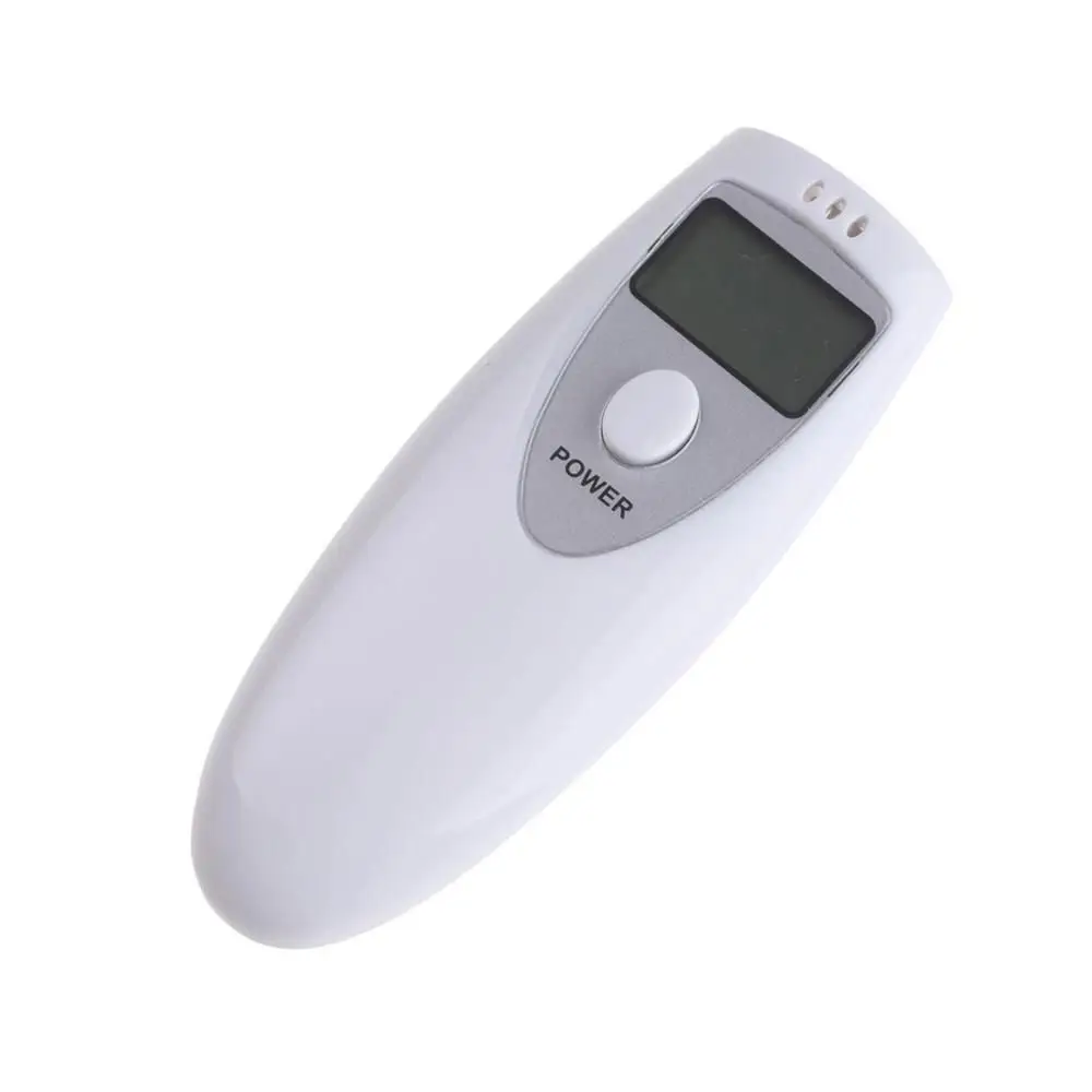 LED Digital Display Breathalyzer Analyzer Accuracy Plastic No Contacted Digital Breathalyzer Widely Used Portable