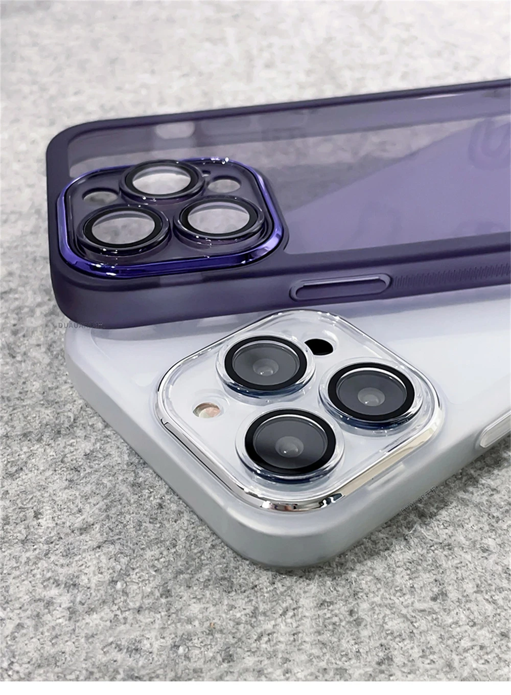 With Lens Protection Phone Transparent Case For iPhone 11 12 13 14 15 16Pro Max 15Plus Anti-slip Soft Silicone Clear Cover image 5