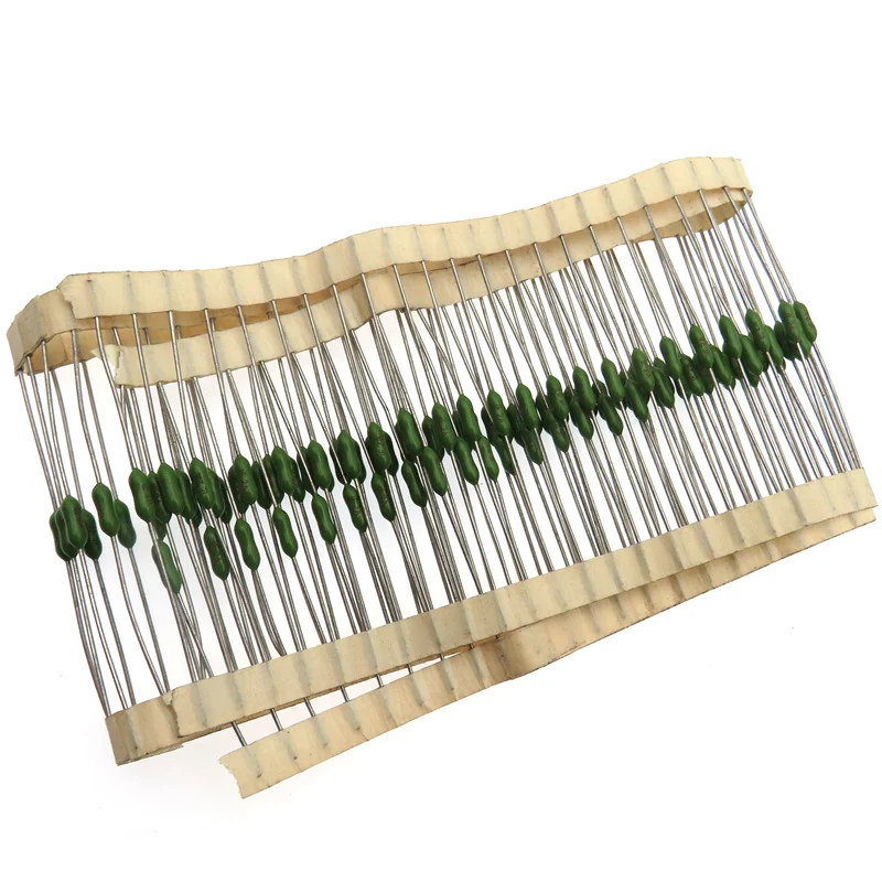 10 pieces, Resistive Fuses, 0.125A/0.5A/1A/1.5A/2A/2.5A/3A/4A/5A/7A/8A Green, 250V