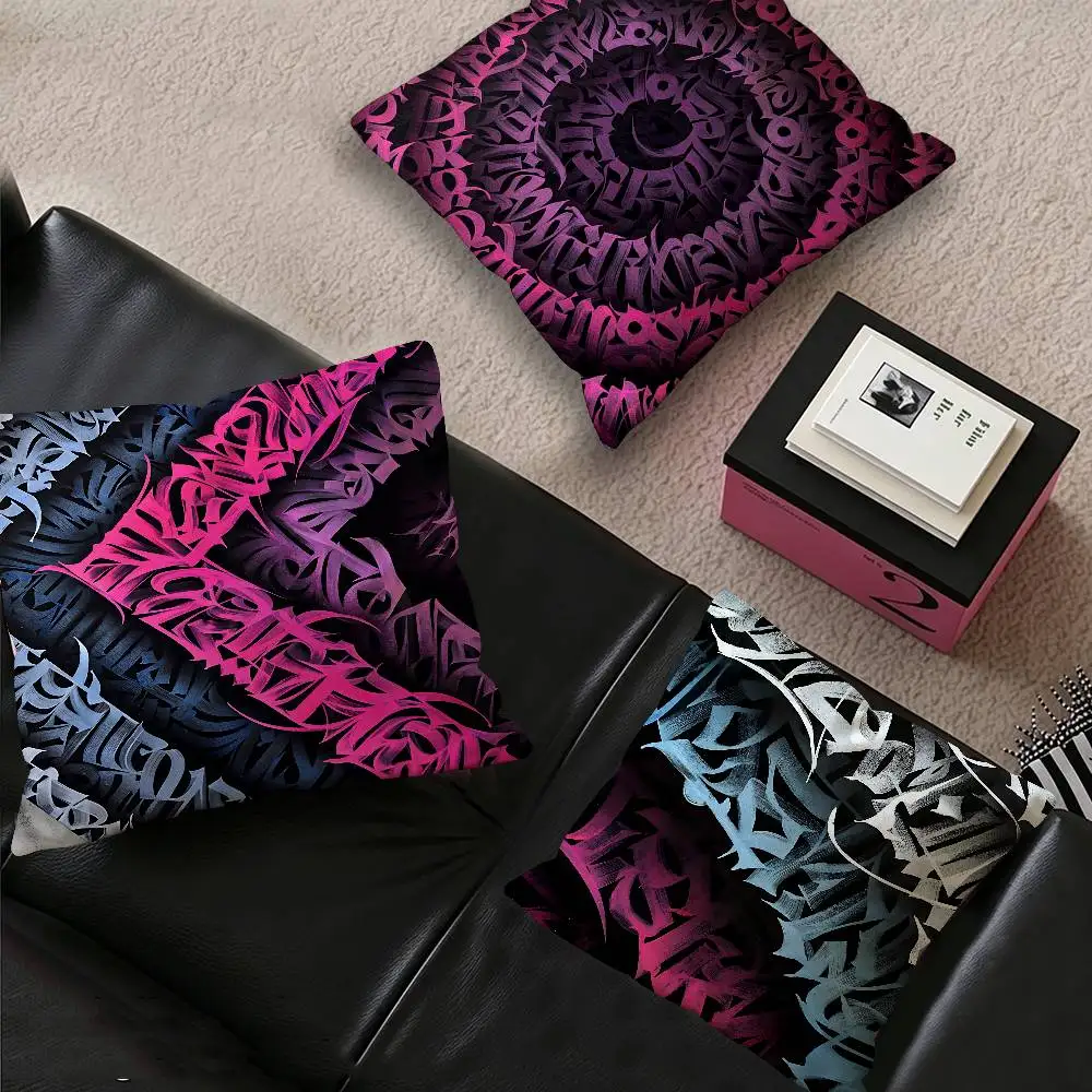 Pokras Totem Design Lampas Art Personalized Pillow Dust Cover Bedroom Kids Party Decoration Pillowcase Birthday Children Gift