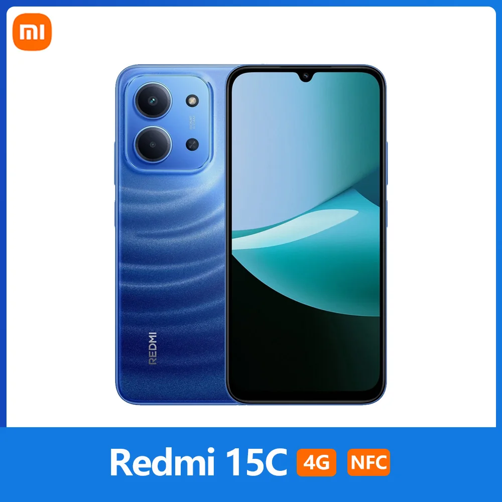 Xiaomi Redmi 15C,Pantalla de 6.9″,120 Hz, MediaTek Helio G81-Ultra,6000mAh batería,50MP Cámara, IP64