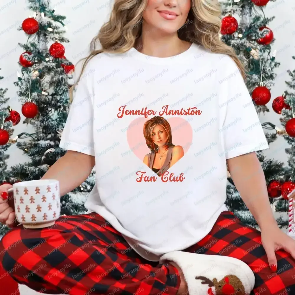 Jennifer Aniston - Best-selling Fashionable Humorous Unisex Classic Cotton Short-sleeved T-shirt Suitable for Both Men and Women