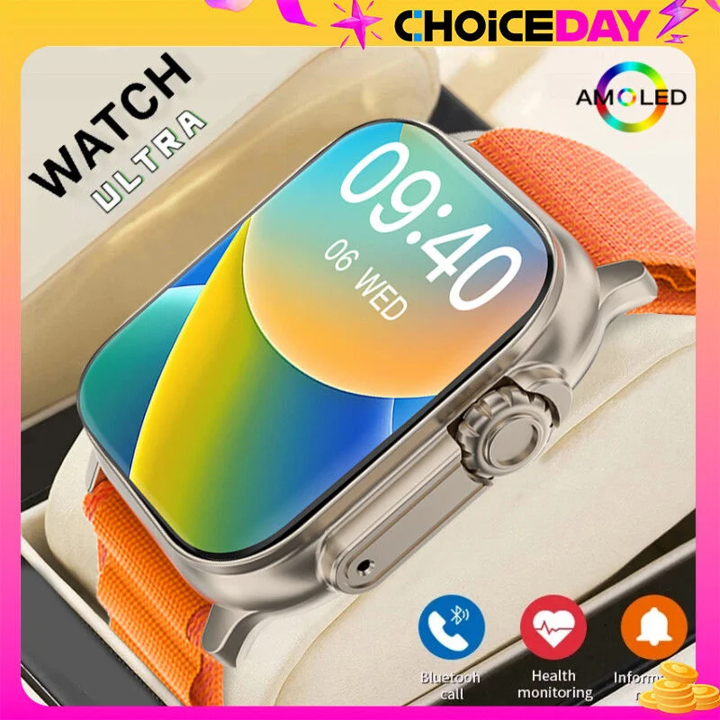 Smart Watch T10 Ultra 3 Watch Ultra Gen 2 IWO Watch NFC Bluetooth Call Heart Rate Waterproof 2.2 Inch Wireless Fitness Watch 