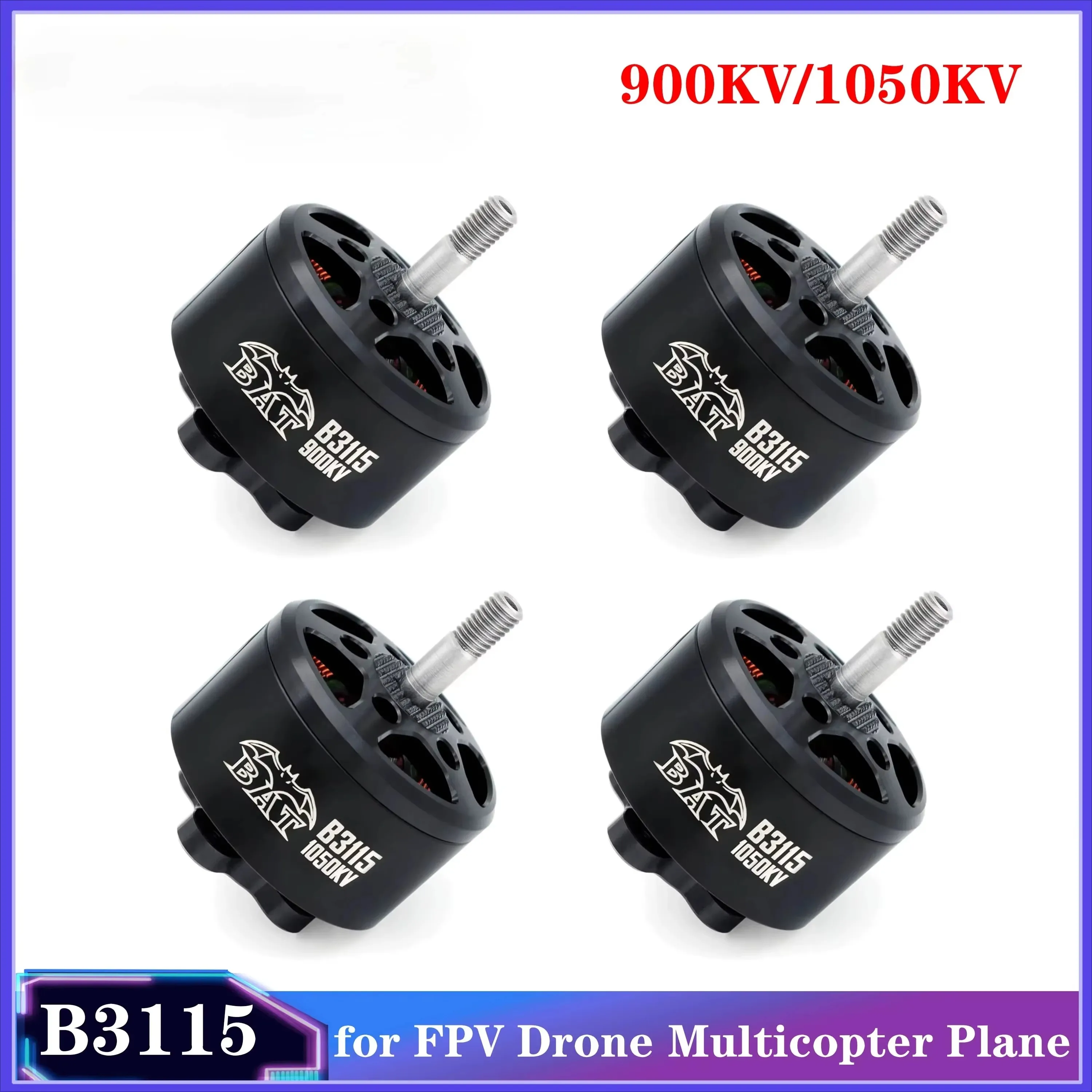SmCp4PCS BAT 3115 900KV 1050KV Brushless Motor For RC Long Range FPV Racing Drone Multicopter Plane 10inch Mark4 Parts