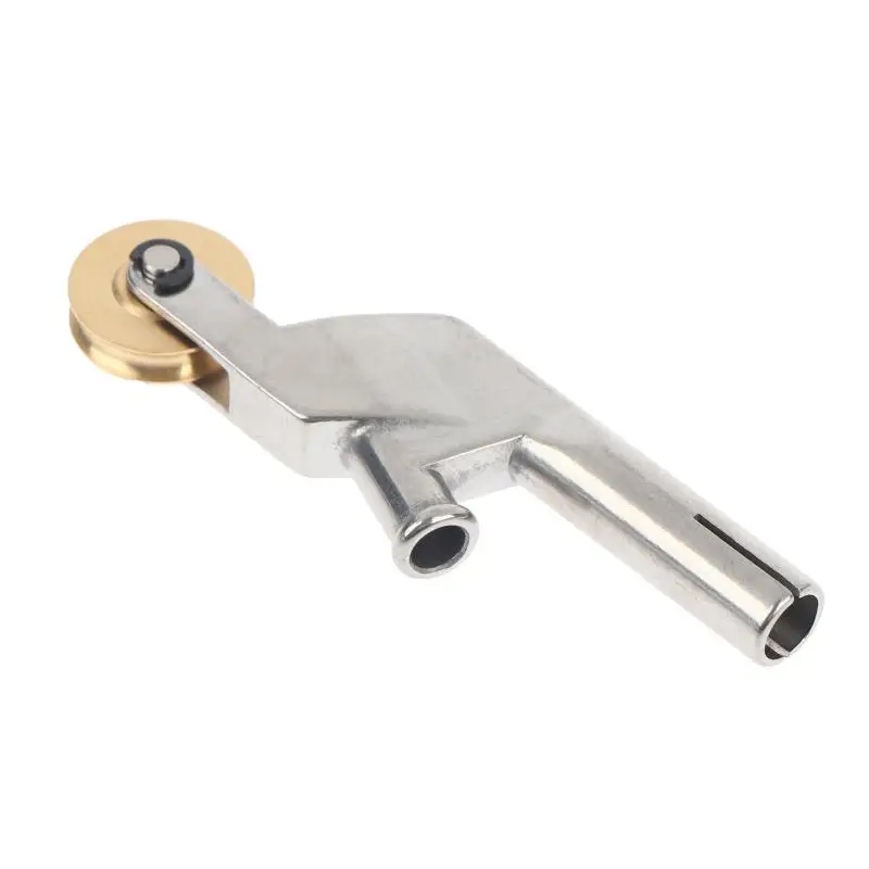 Floor Welding Nozzle: Round Mouth With Wheel PVC Stainless Steel Alloy Accessory Tool
