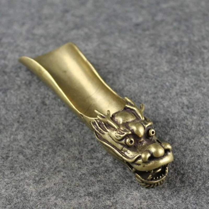 

Copper Dragon Head Tea Shovel Black Tea Shovel Office Home Tea Table Accessories
