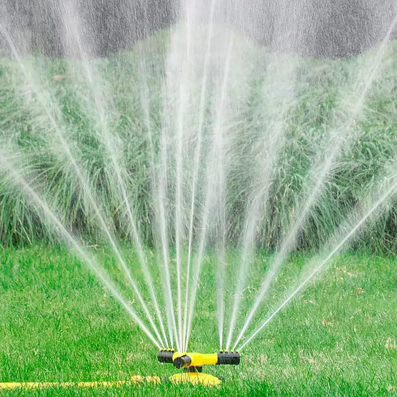 360 Degree Rotating Garden Sprinkler Tandem Sprinkler Watering Device Automatic Lawn Water Sprayer Irrigation System
