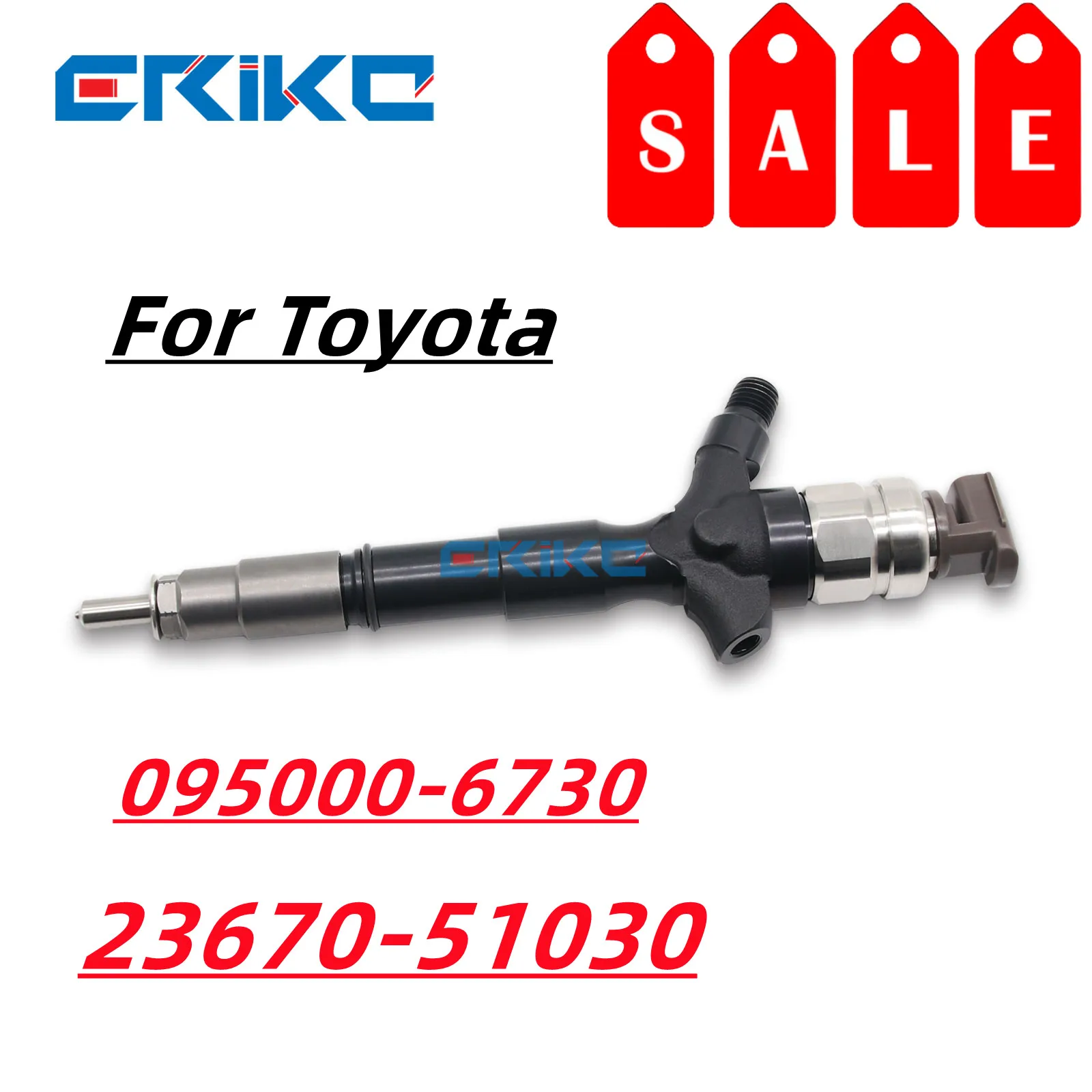 

ERIKC 095000-673# Diesel Common Rail Injector 095000-6730 23670-51030 Spray Nozzle FOR DENSO Injection