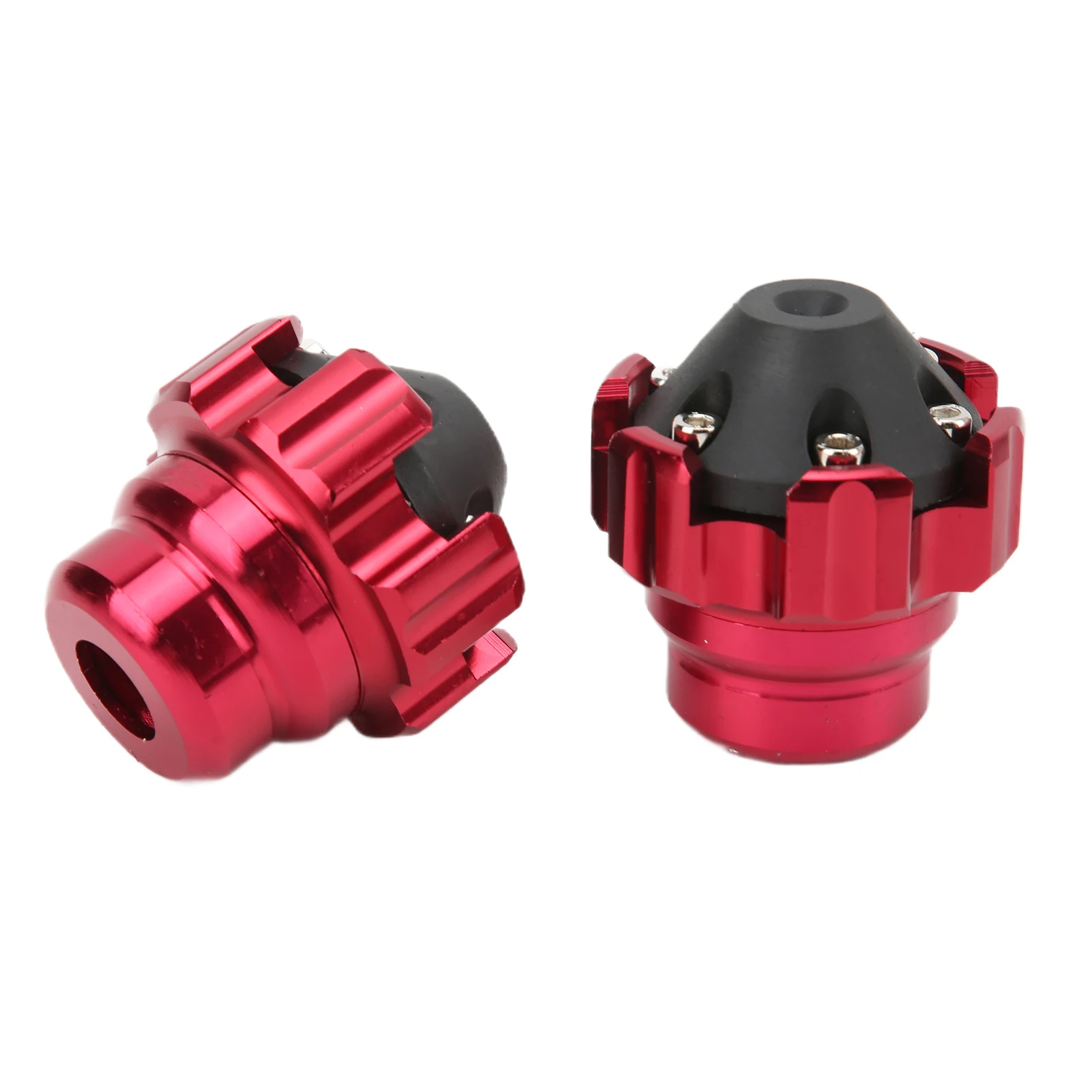 Fork Frame Slider  CNC Aluminum Alloy Simple Installation  Resistant Wheel Axle Protector for Motorbikes