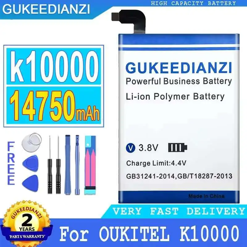 

For Oukitel K10000 MTK6735P 14750Mah High Compatibility Mobile Phone Battery