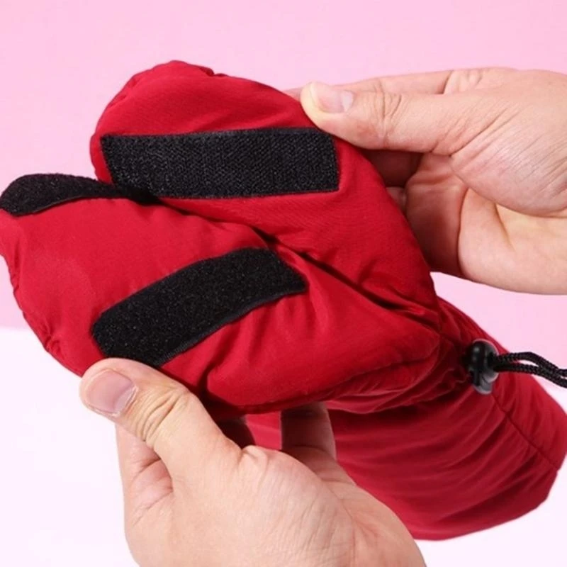 

J15U ветрозащитные перчатки для рук в коляске, зимние толстые теплые перчатки для рук, варежки для холодной погоды