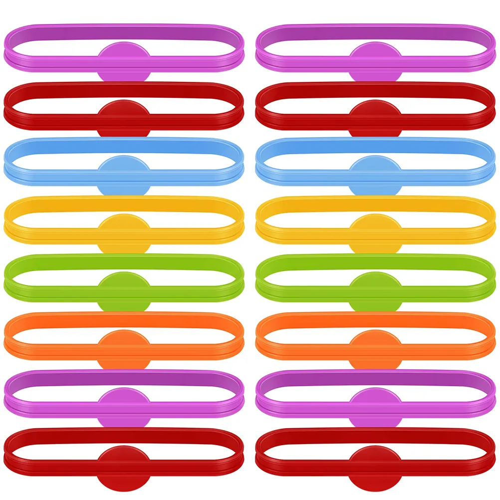 36Pcs Silicone Wine Glass Markers Party Goblet Drink Identifiers Colorful Round Tags for Weddings Bars Nightclubs Cocktail