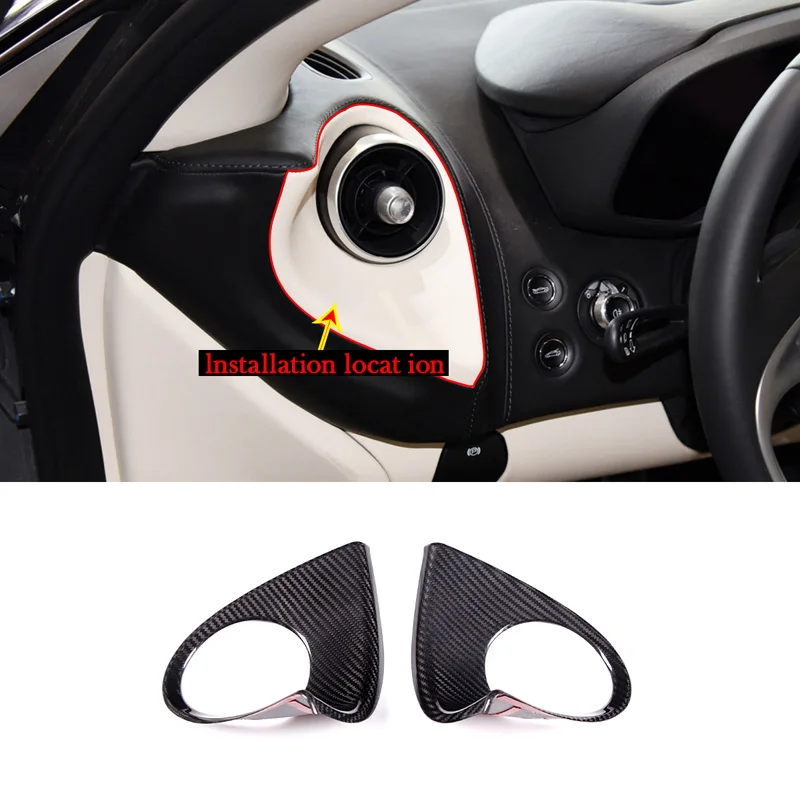 

For 2019-2022 McLaren GT real carbon fiber car center control side air outlet decorative frame sticker car interior accessories