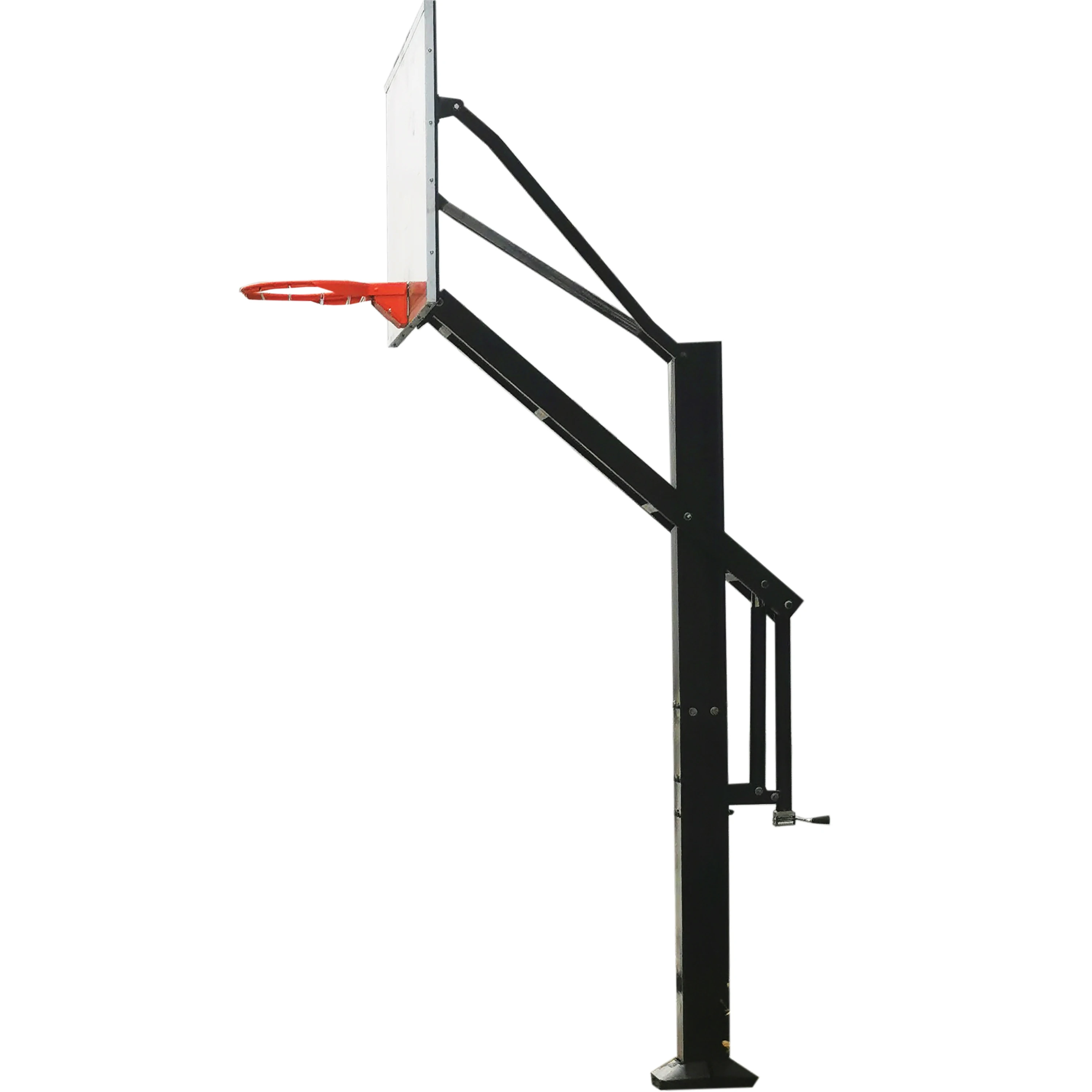 屋内/屋外兼用バスケットボールスタンド/フープ、高さ調節可能、子供用標準サイズ、コート設備用