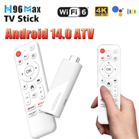 New Android 14.0 H96Max H313 Mini TV Stick Allwinner Quad Core 4K HDR Wifi6 Wifi 2.4G Game Media Player Smart TV Box