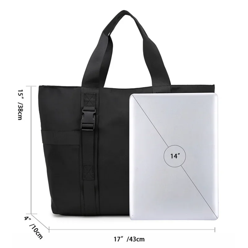 Large Canvas Shoulder Bag for Men 2023 Brand Japanese Casual Student Fashion Tote Bags Male Handbags Oxford Cloth Travel Man sac