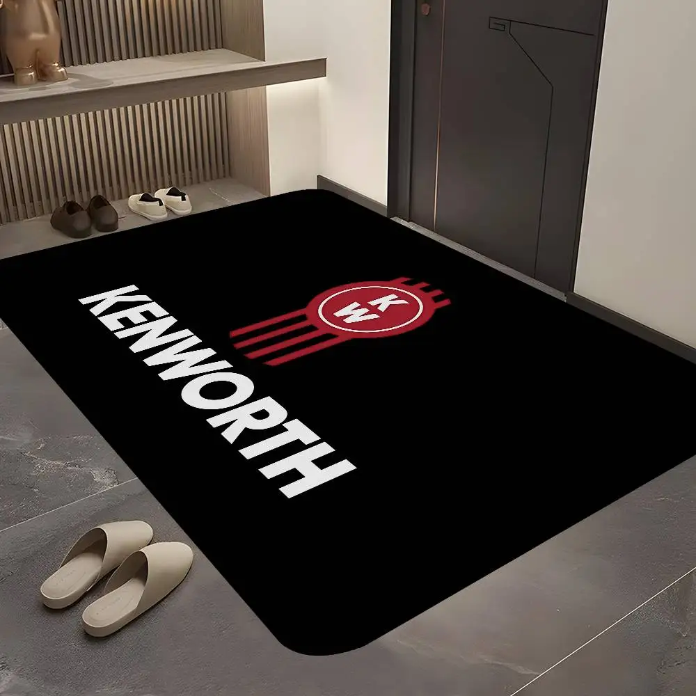 KENWORTH Logo Bath Mat Nordic Style Home Doormat Bathroom-Toilet Mats Bedroom Welcome Doormat