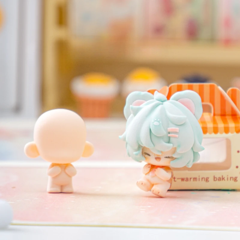 Mini Q Version Doll Silicone Mold Ultra-light Clay Doll Standing/sitting/lying Body Mold Figure Modeling Polymer Clay Tools