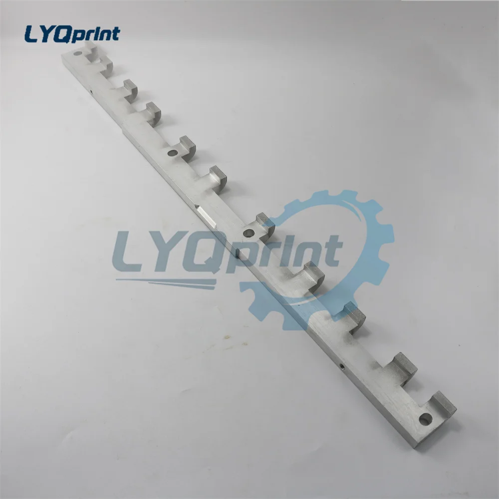 617x43mm MO Gripper Bar 11 Teeth Heidelberg 43.013.020F Resting Bar For 43.013.020 Ranger Drum MO Printing