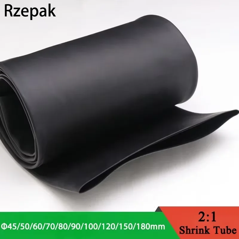 

1 Meter 2:1 Heatshrink Dia 45mm 50mm 60mm 70mm 80mm 90mm 100mm 120mm 150mm 180mm Heat Shrink Tubing Tube Wire Sleeving Wrap kit