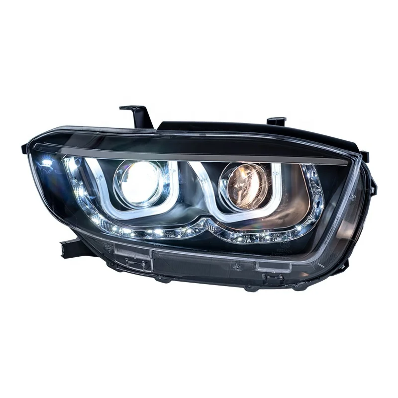 

2009-2011 Suitable for SUV automotive LED headlight assembly 12V 6000K plug and play new plastic modified daytime running lights