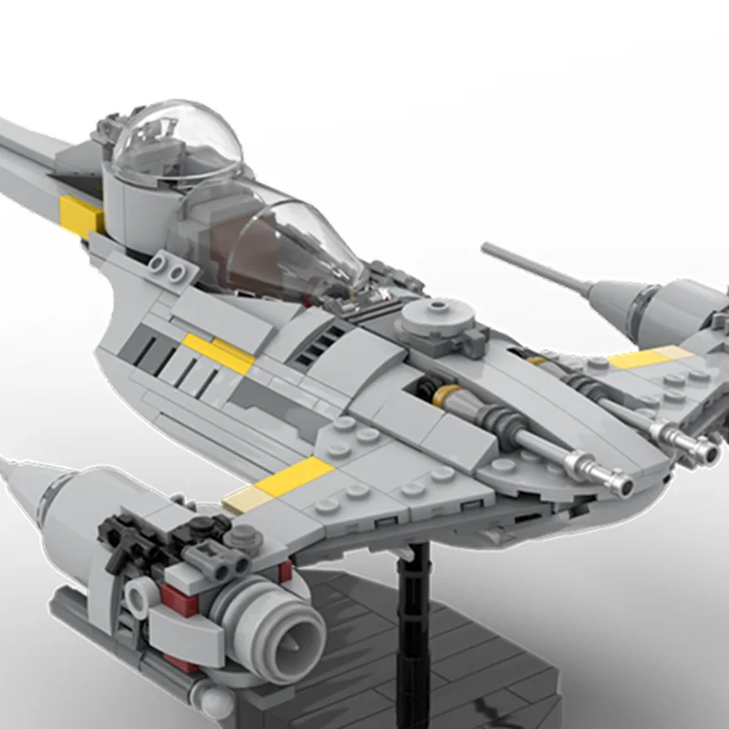 MOC-102880 Niestandardowy model cegły – Mandalorian N1 Starfighter dla dzieci w wieku od 12 lat 482 szt.