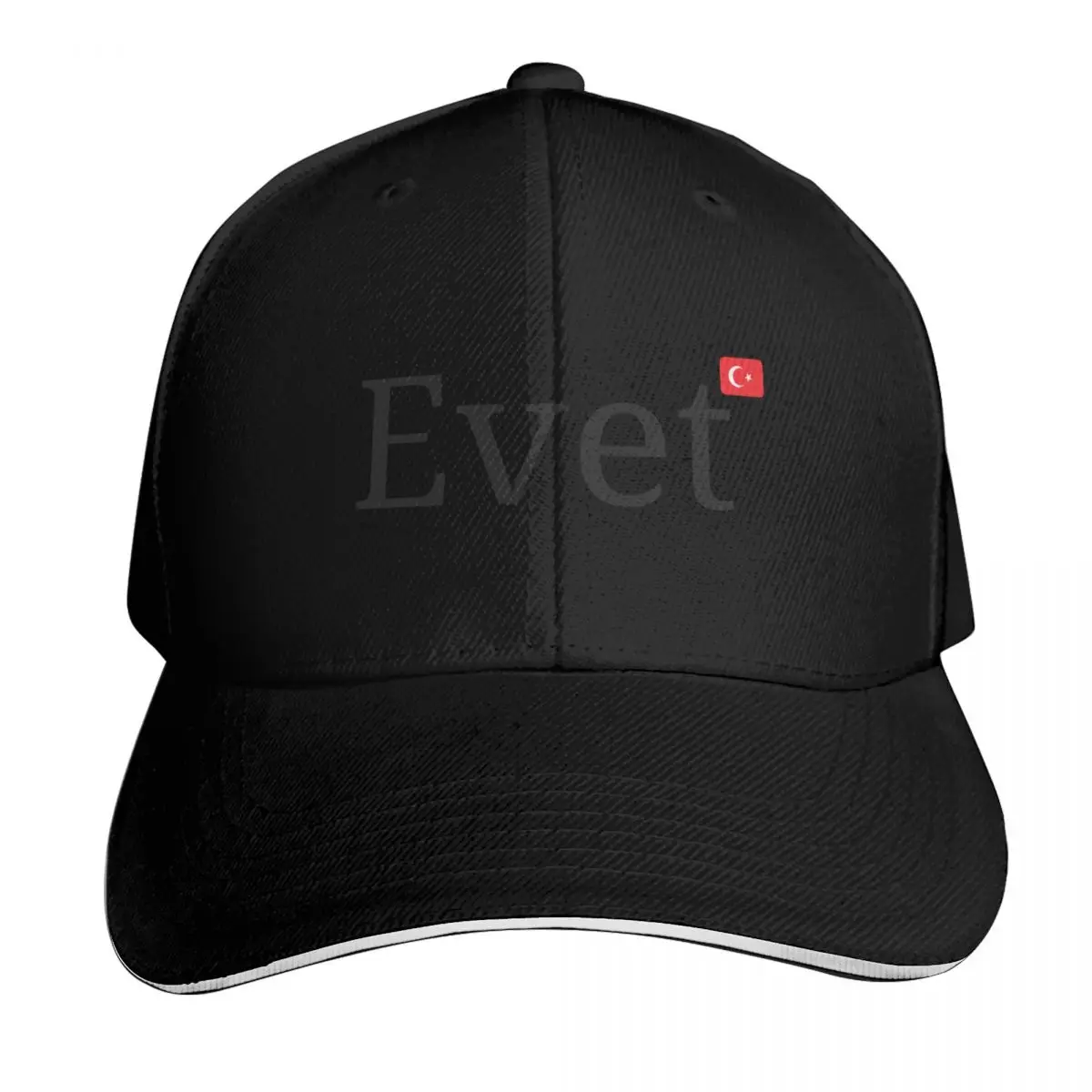 Turkish series expressions - Evet Baseball Cap Moisture Wicking Quick Dry Curved Brim Classic Fit Low Profile Unstructured