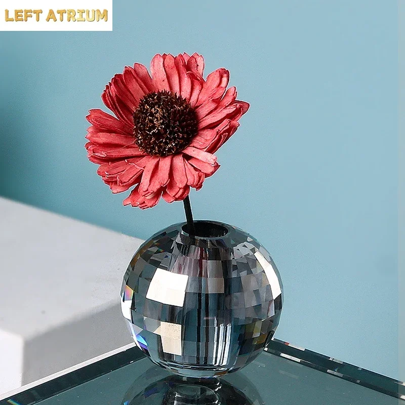 European light luxury crystal glass no fire aromatherapy bottle Empty bottle high-grade home room hotel bathroom diffuser bottle