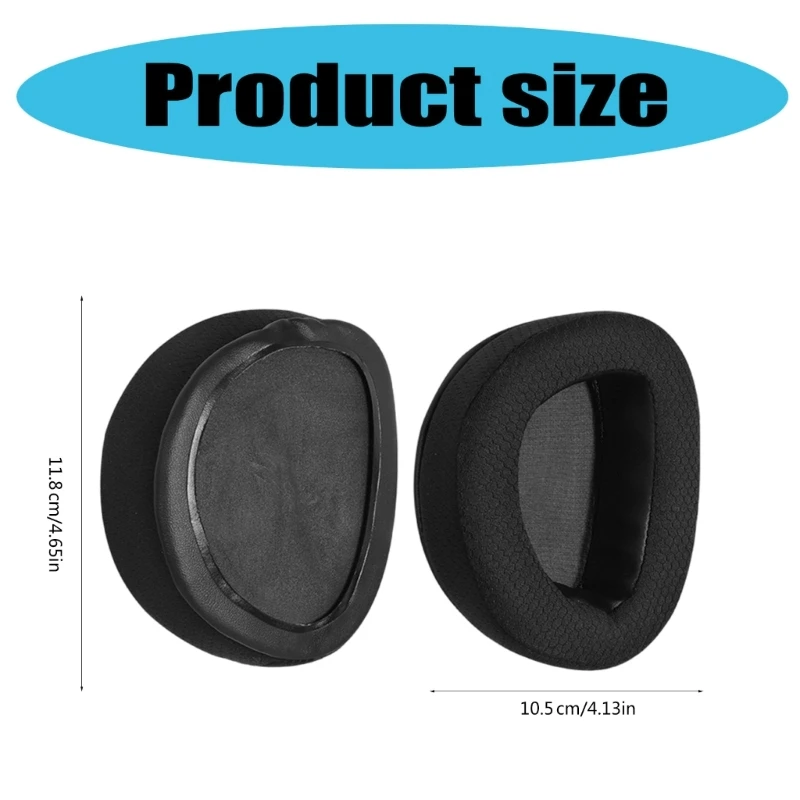 Almohadillas suaves para auriculares ROG Theta 7.1, almohadillas para los oídos que mejoran aislamiento del sonido