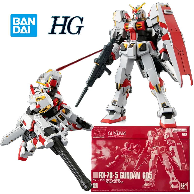 

Bandai Namco PB HG 1/144 RX-78-5 Gundam G05 14 см аниме оригинальная экшн-фигурка Сборная модель Комплект Детская Игрушка Подарочная коллекция