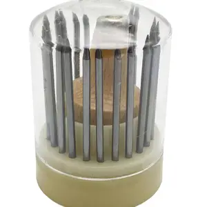 مجموعة أدوات مجوهرات حبة الحبوب ، حبة الخرز مع مقبض خشبي ، ترصيع حجر الماس الصاغة ، أدوات المجوهرات ، 23 قطعة أفضل 5 مبيعات لأدوات الصاغة المستعملة - رقم 5