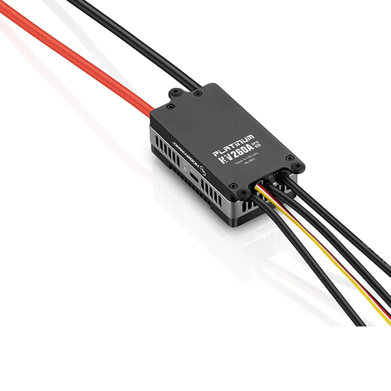 Original Hobbywing Platinum 260A SBEC / OPTO HV V5 6-14S Lipo Brushless Esc For 700-800 class electric helicopter / fixed-wing