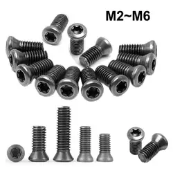 20pcs~50pcs m2 m2.5 m3 m3.5 m4 M5 M6 CNC Insert Torx Screw for Replaces Carbide Inserts CNC Lathe Tool