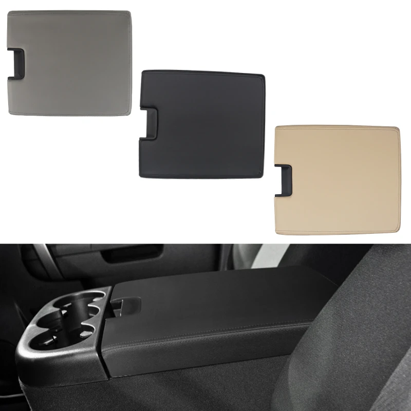 Center Console Lid Armrest Kit Cover With Latch For Chevy Silverado Suburban Tahoe Avalanche Sierra 2007-2013 OE 2086415