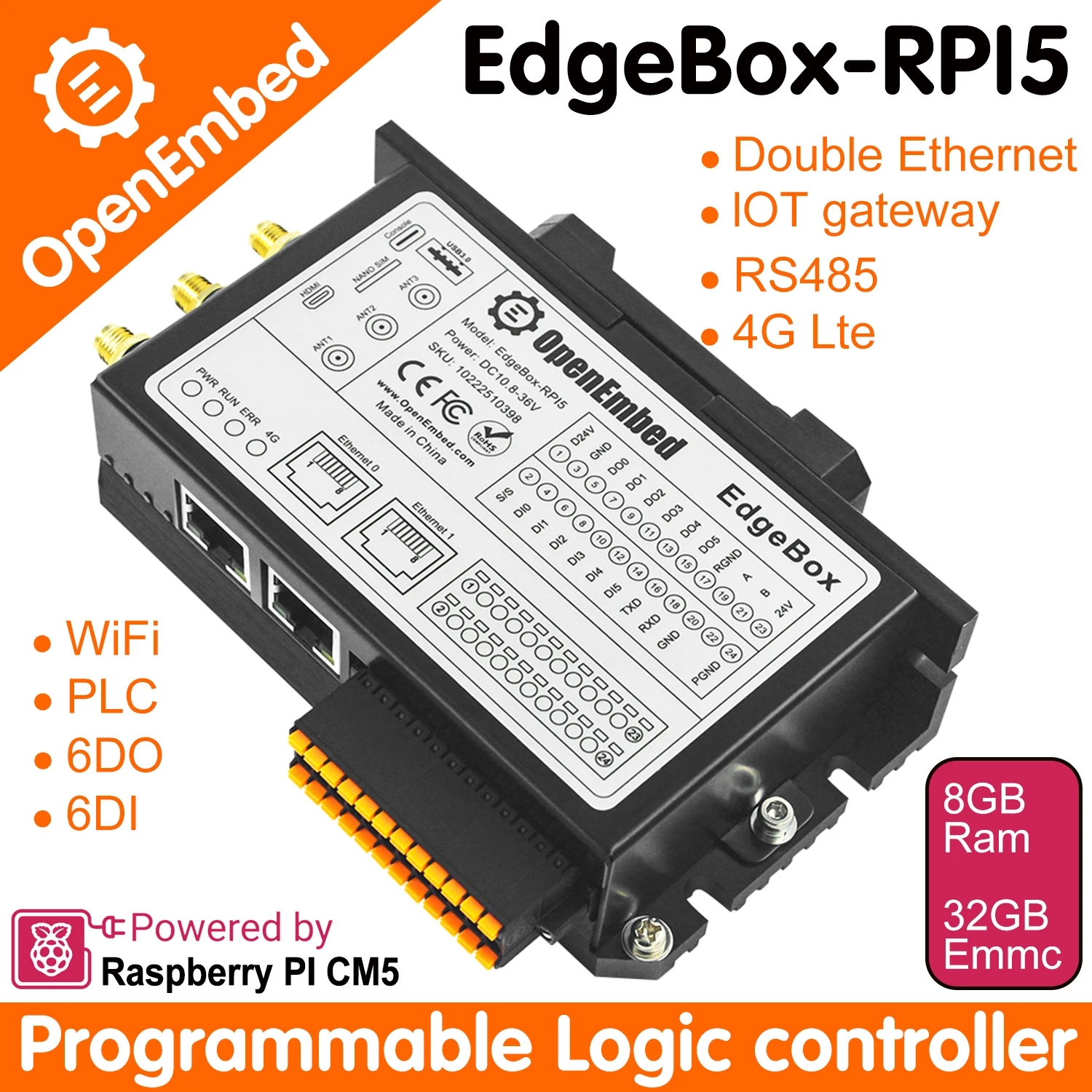 Raspberry Pi - Raspberry Pi PLC Programming CONTROLLER, Automation