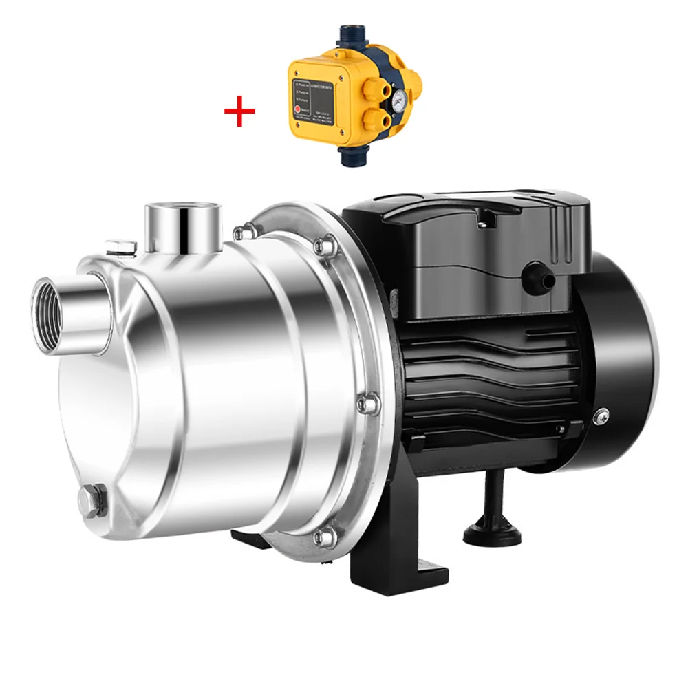 

370W Fully Automatic Water Pump Stainless Steel Household Self-Priming Pump Silent Tap Water Booster Pump Max Head 30M 2.8m³/H